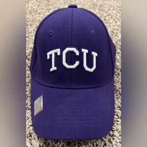 Top of the World Purple and White One-Fit Cap